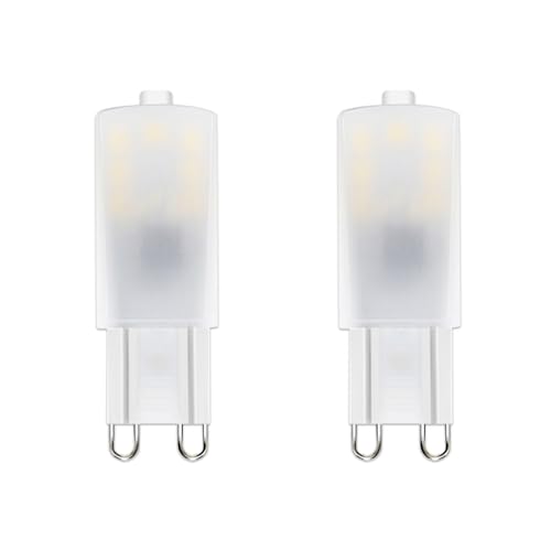 Noobibaba G9 LED Birne, 2,5W 230V Glühbirne, 15W 25W Halogenlampen Ersatz, 250lm Nicht-Dimmbar, 2 Stück (Kaltweiß 6000K) von Noobibaba