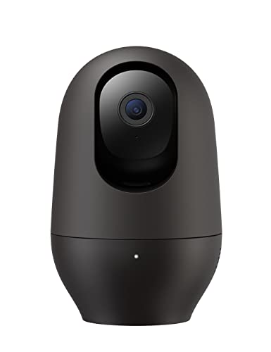 nooie Babyphone mit Kamera 2K, 360° Babyphone WLAN Überwachungskamera innen, Hundekamera mit App, Bewegungsverfolgung, Nachtsicht, Zwei-Wege-Audio, kompatibel mit Alexa/Google Home von nooie