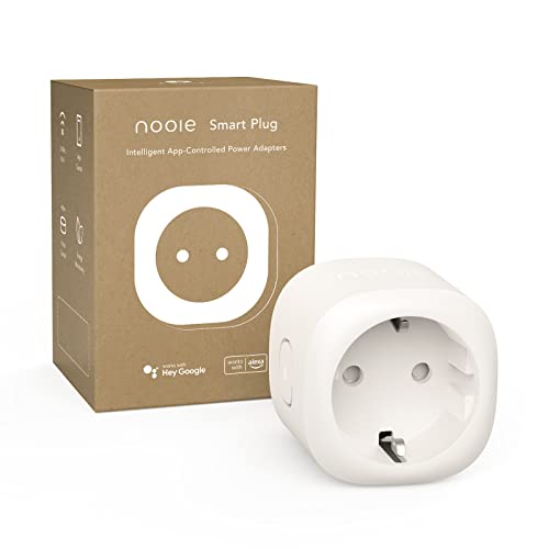 Nooie WLAN Homekit Socket with Current Measurement, Bluetooth Smart Socket, WiFi Plug with Remote Control, Voice Control, Timer Function, Compatible with Alexa and Google Home, 2.4 GHz von nooie