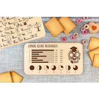 Frühstücksbrett Lernbrett Alphabet Und Bruchrechnen Zum Schulanfang Doppelseitig Graviert Frühstücksbrett Lernbrett Alphabet Und Bruchrechnen Zum Schulanfang Doppelseitig Graviert von nordherzDE