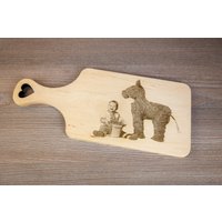 Frühstücksbrett Mit Fotogravur | Individualisiert Personalisiert Gravur Geschenk Essbrett Schneidbrett| Premium Holz Frühstücksbrett Mit Fotogravur | Individualisiert Personalisiert Gravur Geschenk Essbrett Schneidbrett| Premium Holz von nordherzDE