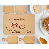 Frühstücksbrett Personalisiert Für Kinder Mit Gravur von nordherzDE