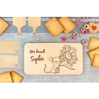 Frühstücksbrettchen Für Kinder Süße Maus von nordherzDE