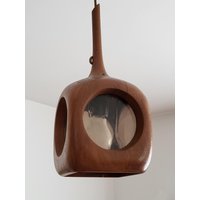Seldom Teak & Alabaster Pendantlights From The 30Ies 60Ies von nordiskmoebler