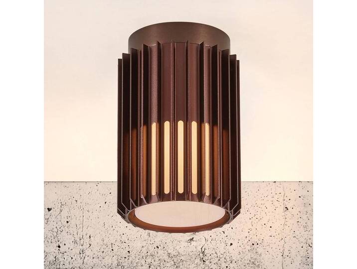 Nordlux Außen-Deckenleuchte Aludra, Seaside metallisch braun dimmbar, braun / rost, Aluminium, Design, Deckenlampe von nordlux