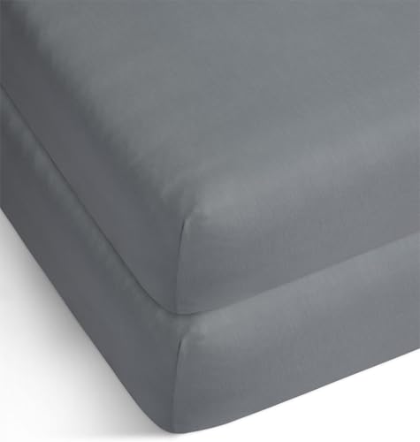 2 x Bambus Spannbettlaken Spannbettuch Bettlaken aus 100% Bambus 210 g/m² Oeko Tex Farbe Dunkelgrau Größe 90-100 cm x 200 cm x 30 cm 2 x Bambus Spannbettlaken Spannbettuch Bettlaken aus 100% Bambus 210 g/m² Oeko Tex Farbe Dunkelgrau Größe 90-100 cm x 200 cm x 30 cm von normani