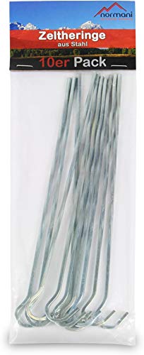50/100 Zeltheringe Erdanker 230 MM lang aus verzinktem gehärtetem Stahl - Stabile Bodenanker Erdnägel Erdanker für Sonnensegel, Unkrautvlies, Gartenvlies, Zaun & Camping Farbe Silver Größe 100 Stück 50/100 Zeltheringe Erdanker 230 MM lang aus verzinktem gehärtetem Stahl - Stabile Bodenanker Erdnägel Erdanker für Sonnensegel, Unkrautvlies, Gartenvlies, Zaun & Camping Farbe Silver Größe 100 Stück von normani
