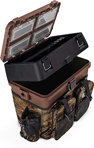 Sitzkiepe Angelobox Angel-Sitzbox Angelrucksack Angeltasche Angelkoffer Angler-Gerätekasten mit 4 Tackle Boxen Farbe Camouflage Sitzkiepe Angelobox Angel-Sitzbox Angelrucksack Angeltasche Angelkoffer Angler-Gerätekasten mit 4 Tackle Boxen Farbe Camouflage von normani