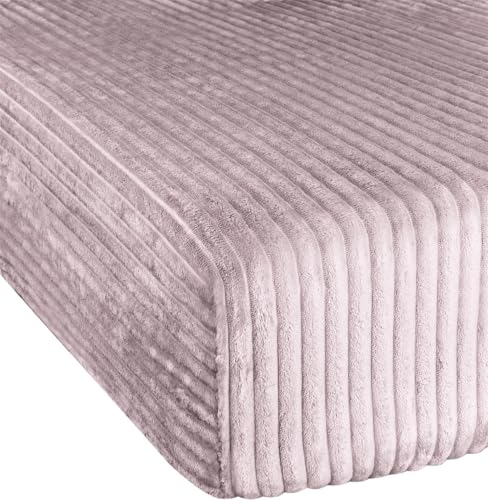 Spannbettlaken aus Streifen-Flanell in verschiedenen Größen für hohe Matratzen | 90-100 cm x 200 cm bis 200 cm x 200 cm Farbe Rosa Größe 140 cm × 200 cm Spannbettlaken aus Streifen-Flanell in verschiedenen Größen für hohe Matratzen | 90-100 cm x 200 cm bis 200 cm x 200 cm Farbe Rosa Größe 140 cm × 200 cm von normani