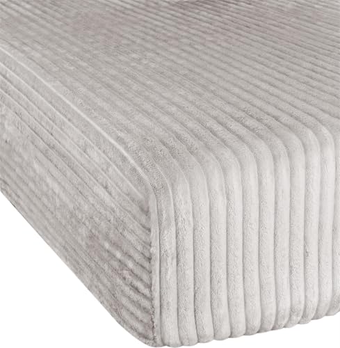 Spannbettlaken aus Streifen-Flanell in verschiedenen Größen für hohe Matratzen | 90-100 cm x 200 cm bis 200 cm x 200 cm Farbe Taupe Größe 200 cm × 200 cm Spannbettlaken aus Streifen-Flanell in verschiedenen Größen für hohe Matratzen | 90-100 cm x 200 cm bis 200 cm x 200 cm Farbe Taupe Größe 200 cm × 200 cm von normani