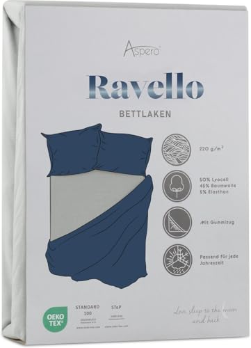 Spannbettlaken aus weichem Lyocell-Baumwoll Material mit 35 cm Steghöhe - atmungsaktives Spann-Betttuch Baumwoll-Bettlaken Laken Farbe 1 x Hellgrau Größe 80-100 cm x 200 cm x 35 cm Spannbettlaken aus weichem Lyocell-Baumwoll Material mit 35 cm Steghöhe - atmungsaktives Spann-Betttuch Baumwoll-Bettlaken Laken Farbe 1 x Hellgrau Größe 80-100 cm x 200 cm x 35 cm von normani