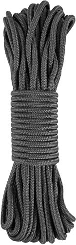 Stabiles Polypropylen-Seil, belastbar bis 250 kg universell einsetzbar Farbe Schwarz Größe 7mm/15m von normani