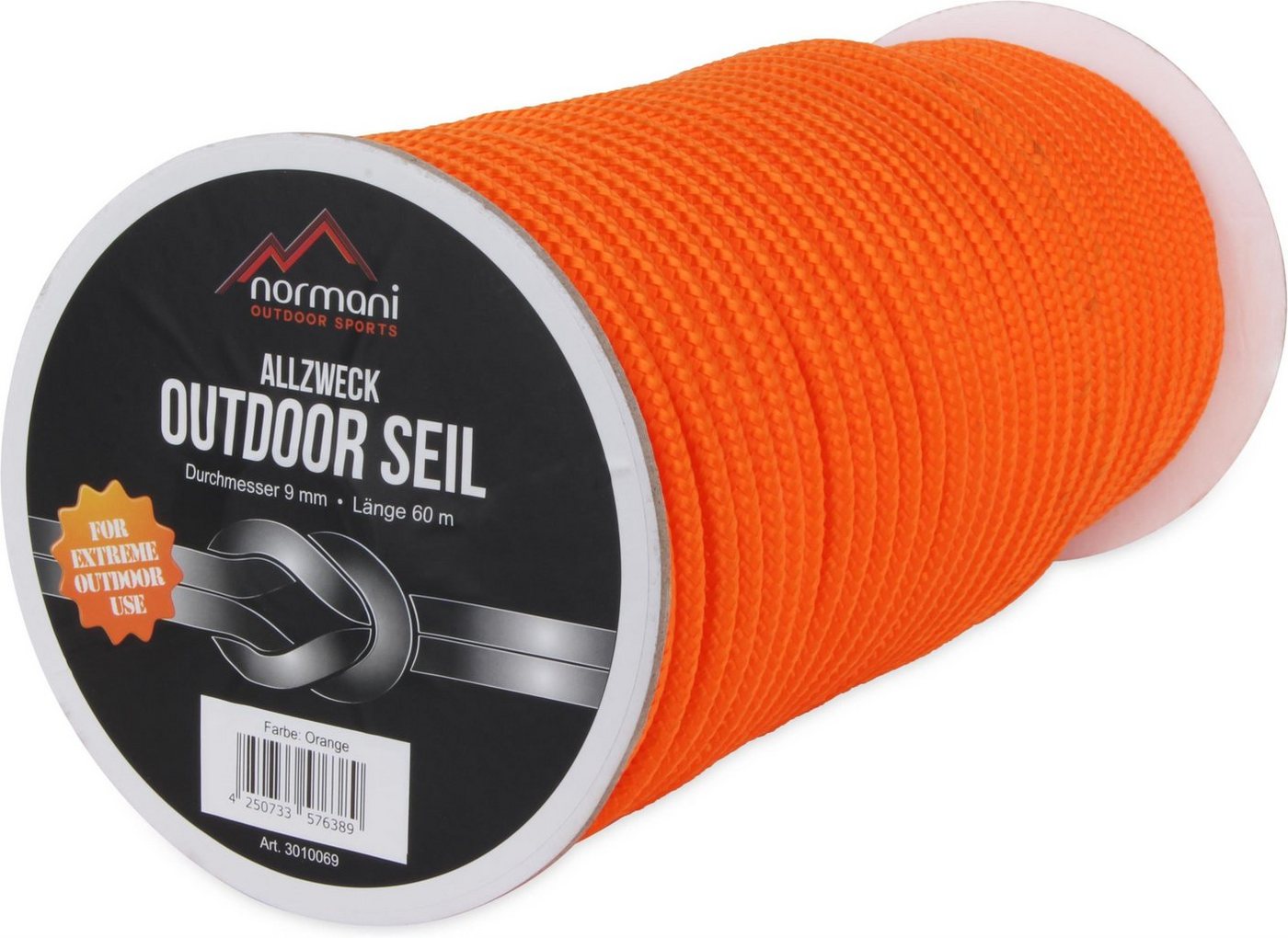 normani Allzweck-Outdoor-Seil 9 mm x 60 m Manning Seil von normani