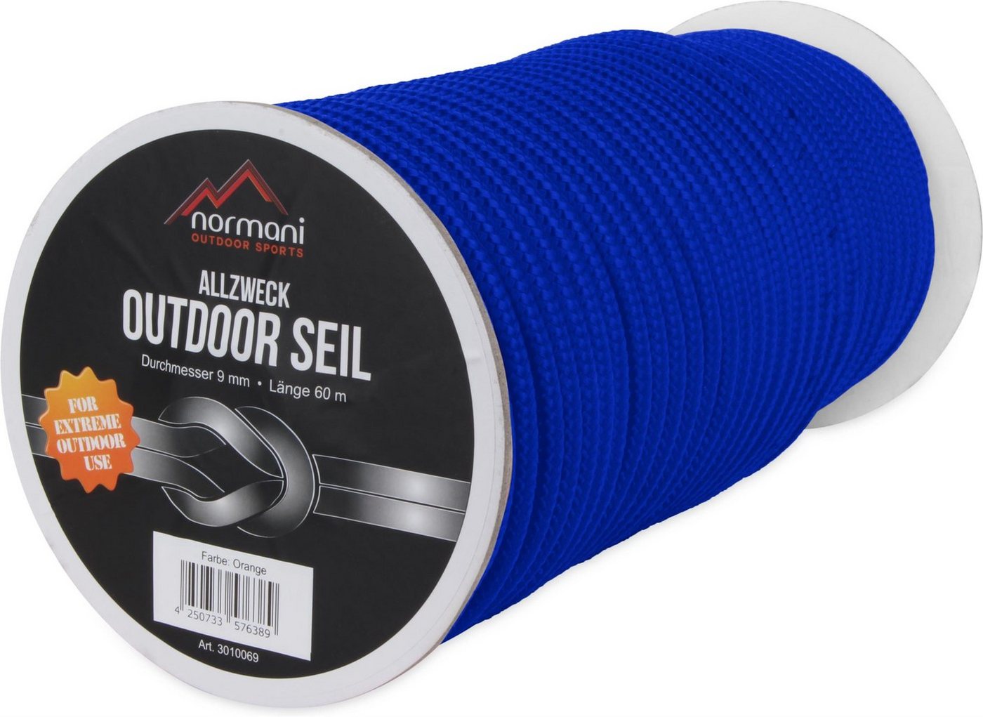 normani Allzweck-Outdoor-Seil 9 mm x 60 m Manning Seil von normani