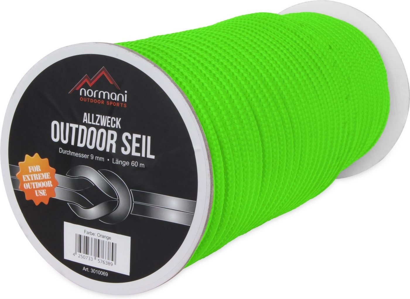 normani Allzweck-Outdoor-Seil 9 mm x 60 m Manning Seil von normani