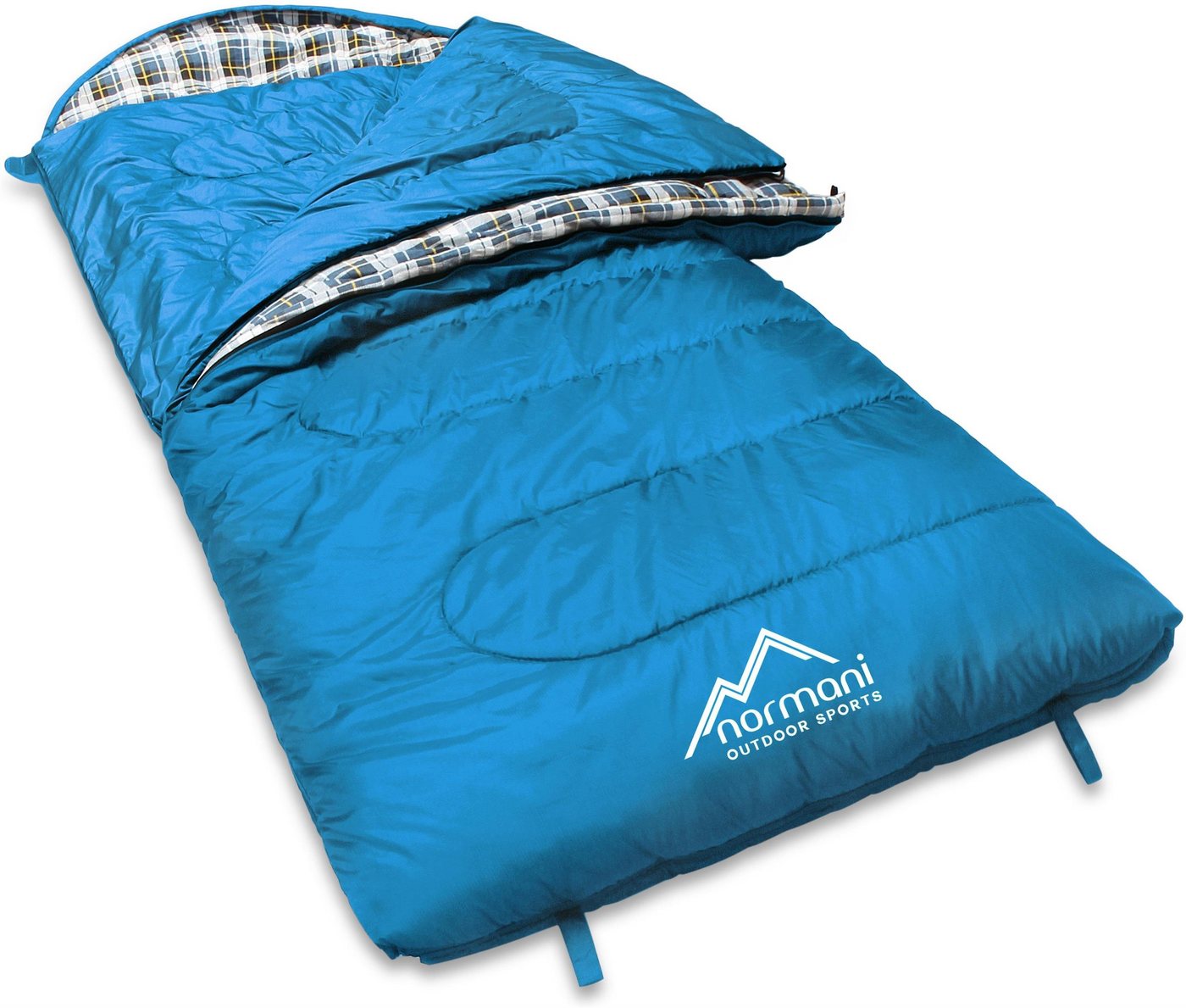 normani Deckenschlafsack 4-in-1 Schlafsack Antarctica, Extrem 4-Jahreszeiten Outdoor-Schlafsack mit Inlett [+27°C bis -40°C] von normani