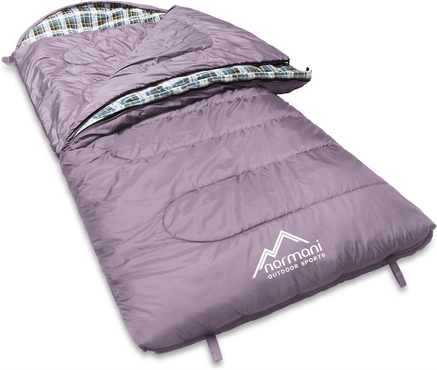 normani Deckenschlafsack 4-in-1 Schlafsack Antarctica, Extrem 4-Jahreszeiten Outdoor-Schlafsack mit Inlett [+27°C bis -40°C] von normani