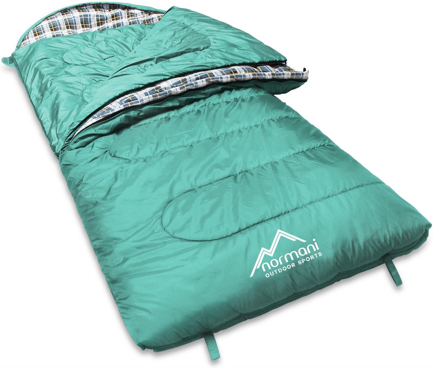 normani Deckenschlafsack 4-in-1 Schlafsack Antarctica, Extrem 4-Jahreszeiten Outdoor-Schlafsack mit Inlett [+27°C bis -40°C] von normani