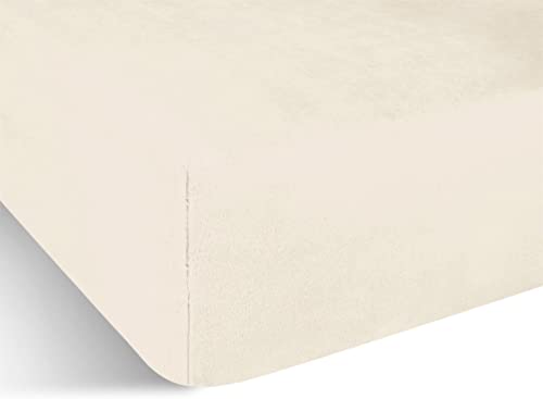 Flanell Spannbettlaken - Kuscheliges Bettlaken mit Cashmere Touch und 35 cm Steghöhe - Winter Spannbetttuch für 90x200, 100x200, 140x200 und 180x200 Farbe Beige Größe 180 cm x 200 cm Flanell Spannbettlaken - Kuscheliges Bettlaken mit Cashmere Touch und 35 cm Steghöhe - Winter Spannbetttuch für 90x200, 100x200, 140x200 und 180x200 Farbe Beige Größe 180 cm x 200 cm von normani