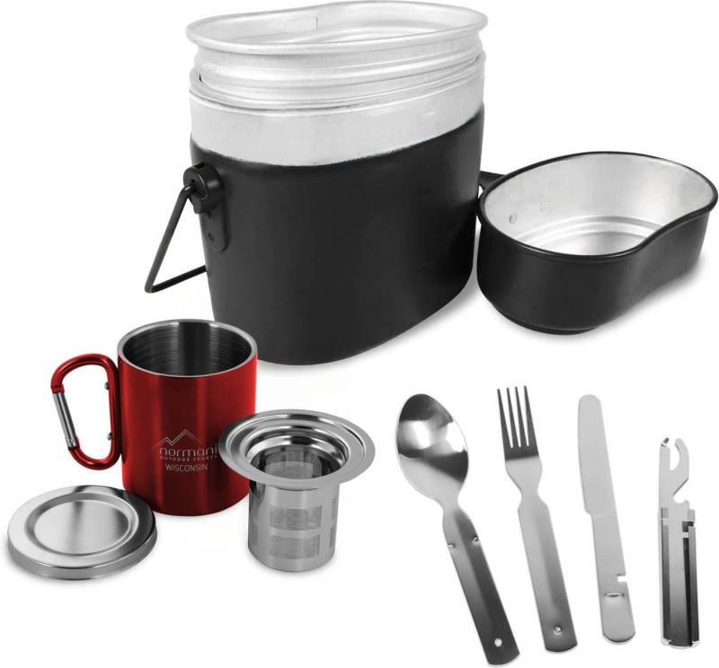 normani Geschirr-Set (8-tlg), Edelstahl von normani