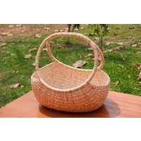 strohkorb Geschenk Küche Lagerung, Hyazinthenkorb, Hochzeitskorb, Gewebter Korb, Obstkorb von nornorbag