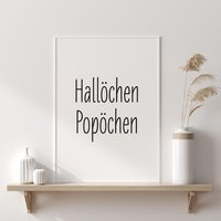 Poster Spruch Gästetoilette Bild Zuhause Wanddeko Klo Sprüche Gäste Wc Geschenk Zum Einzug in A3 A4 von nossishop