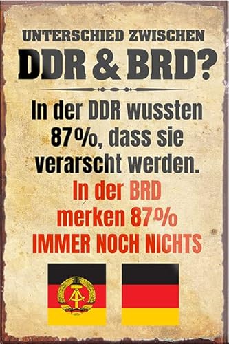 Magnet ''Unterschied zwischen DDR & BRD'' 9x6cm Kühlschrankmagnet Lustige Sprüche Feier Vintage Retro Geburtstag Deko Party Überraschung Fan Sarkasmus Ironie Funny Schwarzer Humor Magnet ''Unterschied zwischen DDR & BRD'' 9x6cm Kühlschrankmagnet Lustige Sprüche Feier Vintage Retro Geburtstag Deko Party Überraschung Fan Sarkasmus Ironie Funny Schwarzer Humor von Generic