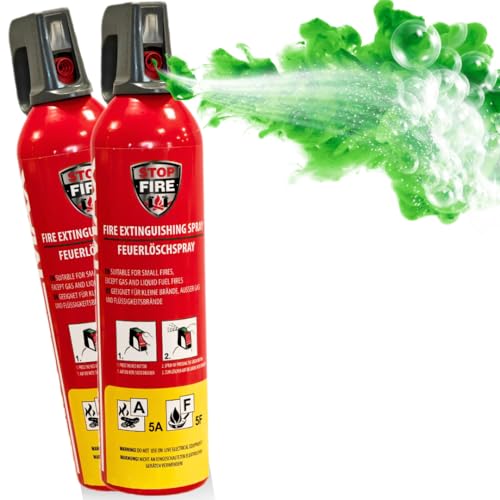 notlok Safety Work - 2X 750g Feuerlöschspray | Hautfreundlicher Feuerlöscher Schaum für Brände A F & E bis 1000 V | Mini Feuerlöscher Auto - Feuerlöscher Haushalt, Auto Feuerlöscher Klein notlok Safety Work - 2X 750g Feuerlöschspray | Hautfreundlicher Feuerlöscher Schaum für Brände A F & E bis 1000 V | Mini Feuerlöscher Auto - Feuerlöscher Haushalt, Auto Feuerlöscher Klein von notlok Safety Work