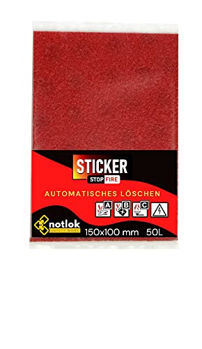 notlok Safety Work Band für Automatische Feuerlöschung in Sicherungskästen oder Netzwerkschränken | Löscht in nur 90 Sek | Alternativ zu ABC Feuerlöscher Serverschränke und Verteilerkasten | 15x10cm notlok Safety Work Band für Automatische Feuerlöschung in Sicherungskästen oder Netzwerkschränken | Löscht in nur 90 Sek | Alternativ zu ABC Feuerlöscher Serverschränke und Verteilerkasten | 15x10cm von notlok Safety Work