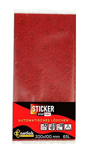 notlok Safety Work Band für Automatische Feuerlöschung in Sicherungskästen oder Netzwerkschränken | Löscht in nur 90 Sek | Alternativ zu ABC Feuerlöscher Serverschränke und Verteilerkasten | 20x10cm notlok Safety Work Band für Automatische Feuerlöschung in Sicherungskästen oder Netzwerkschränken | Löscht in nur 90 Sek | Alternativ zu ABC Feuerlöscher Serverschränke und Verteilerkasten | 20x10cm von notlok Safety Work