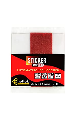 notlok Safety Work Band für Automatische Feuerlöschung in Sicherungskästen oder Netzwerkschränken | Löscht in nur 90 Sek | Alternativ zu ABC Feuerlöscher Serverschränke und Verteilerkasten | 4x10cm notlok Safety Work Band für Automatische Feuerlöschung in Sicherungskästen oder Netzwerkschränken | Löscht in nur 90 Sek | Alternativ zu ABC Feuerlöscher Serverschränke und Verteilerkasten | 4x10cm von notlok Safety Work