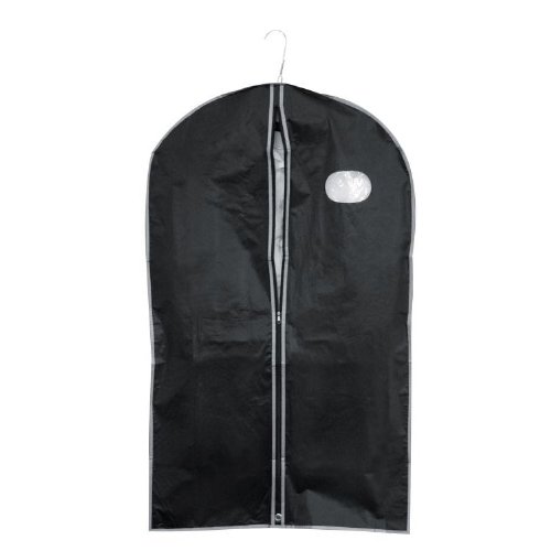 Kleiderhülle Kleidersack für Anzüge, Kostüme, Sakkos und Kleider - Schwarz mit Sichtfenster und durchgehendem Reissverschluss Textilschutz ca. 100 cm x 60 cm Kleiderhülle Kleidersack für Anzüge, Kostüme, Sakkos und Kleider - Schwarz mit Sichtfenster und durchgehendem Reissverschluss Textilschutz ca. 100 cm x 60 cm von noTrash2003