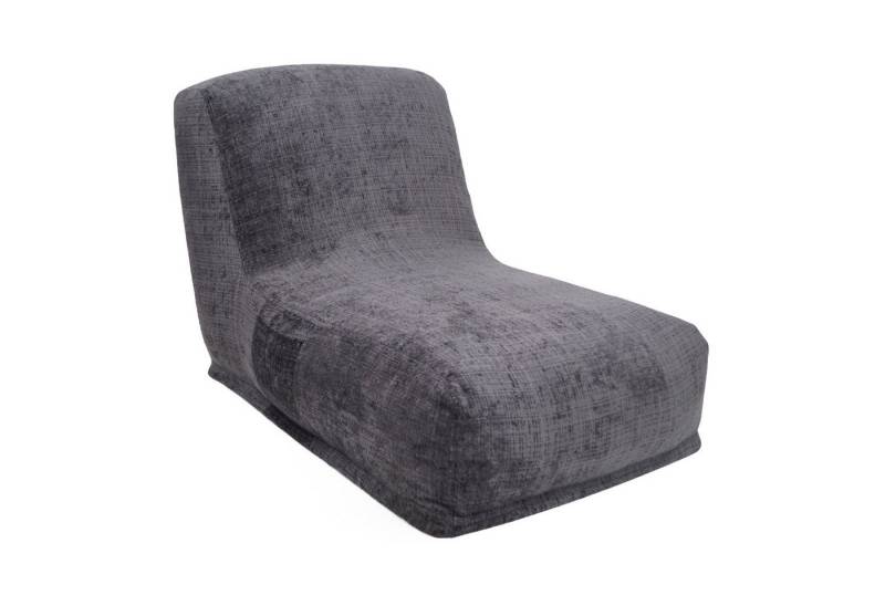 novely® Palettenkissen Bodensessel CRETA – mit Rückenlehne und weicher Stoffbezug, Ergonomisch, Schwer Entzündbar, Kuschelweich von novely®