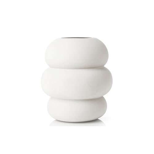 Novoform Design - Vase, Blumenvase - Soft Shape - Keramik - Farbe: Off-White - (ØxH): 28 x 33 cm von Novoform