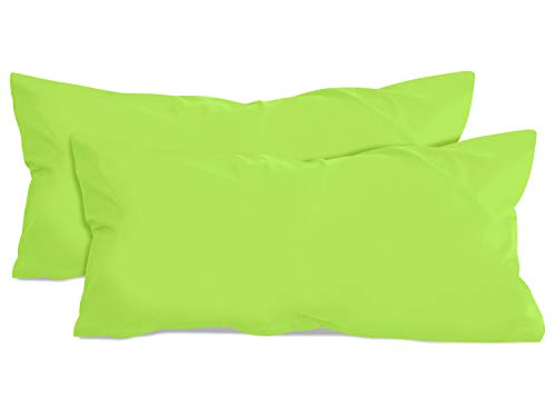 npluseins 2er Pack Baumwoll Kissenbezug - Jersey - viele Farben 1331.1812, ca. 40 x 80 cm, Apfel npluseins 2er Pack Baumwoll Kissenbezug - Jersey - viele Farben 1331.1812, ca. 40 x 80 cm, Apfel von npluseins