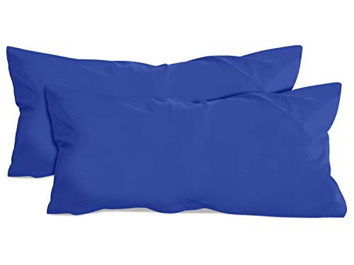 npluseins 2er Pack Baumwoll Kissenbezug - Jersey - viele Farben 1331.1812, ca. 40 x 80 cm, royal npluseins 2er Pack Baumwoll Kissenbezug - Jersey - viele Farben 1331.1812, ca. 40 x 80 cm, royal von npluseins