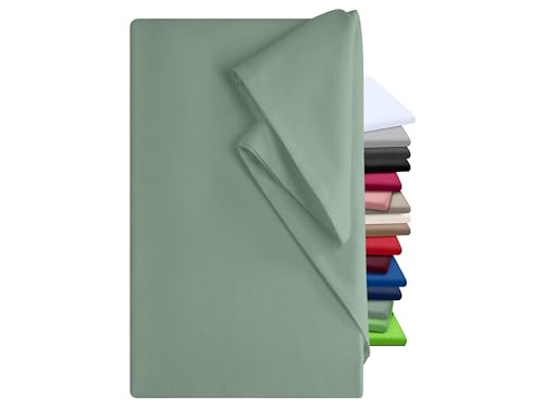 npluseins Bettlaken 180x275cm – Leintuch ohne Gummizug – Tuch ist ideal für Terrasse Reisen Camping und Tischtuch - Wohnmobil Laken - Betttuch ohne Gummizug – 100% Baumwolle, ca. 180 x 275 cm, Salbei npluseins Bettlaken 180x275cm – Leintuch ohne Gummizug – Tuch ist ideal für Terrasse Reisen Camping und Tischtuch - Wohnmobil Laken - Betttuch ohne Gummizug – 100% Baumwolle, ca. 180 x 275 cm, Salbei von npluseins