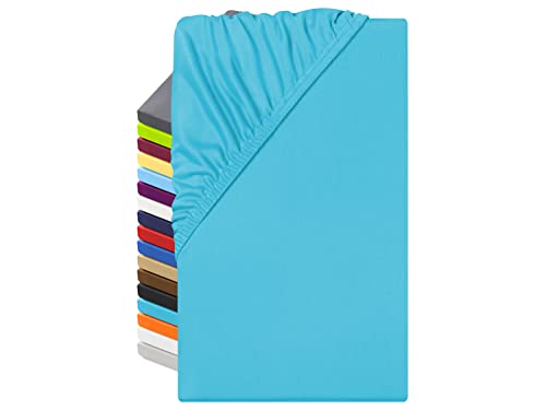 npluseins Microfaser Spannbettlaken – atmungsaktiv und Allergiker geeignet 1519.2192, 200 x 220 cm, türkis npluseins Microfaser Spannbettlaken – atmungsaktiv und Allergiker geeignet 1519.2192, 200 x 220 cm, türkis von npluseins
