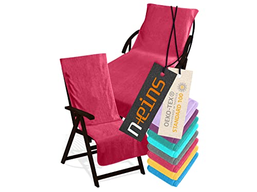 npluseins Schonbezug für Gartenliege oder Gartenstuhl - Frottee 1593.2317, Stuhl 60 x 130 cm, Bordeaux npluseins Schonbezug für Gartenliege oder Gartenstuhl - Frottee 1593.2317, Stuhl 60 x 130 cm, Bordeaux von npluseins