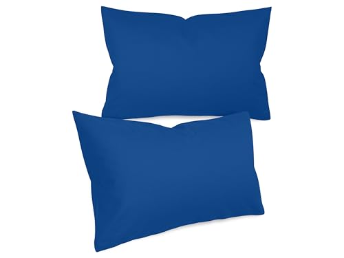 npluseins unifarbene Kissenbezüge im Doppelpack und dezentem Design 1154.1498, ca. 40 x 60 cm, blau npluseins unifarbene Kissenbezüge im Doppelpack und dezentem Design 1154.1498, ca. 40 x 60 cm, blau von npluseins