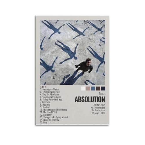 nshdahns Absolution by Muse Poster, Wandkunst, Vintage-Kunst, Raumdekoration, ästhetisches Schlafzimmer-Poster für Schlafzimmer, 60 x 90 cm, ungerahmter Stil nshdahns Absolution by Muse Poster, Wandkunst, Vintage-Kunst, Raumdekoration, ästhetisches Schlafzimmer-Poster für Schlafzimmer, 60 x 90 cm, ungerahmter Stil von nshdahns