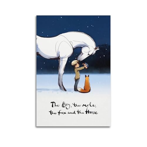 nshdahns Poster, Motiv: Der Junge, der Maulwurf, der Fuchs und das Pferd, Vintage-Kunst, Raumdekoration, ästhetisches Schlafzimmer-Poster für Schlafzimmer, 60 x 90 cm, ungerahmter Stil nshdahns Poster, Motiv: Der Junge, der Maulwurf, der Fuchs und das Pferd, Vintage-Kunst, Raumdekoration, ästhetisches Schlafzimmer-Poster für Schlafzimmer, 60 x 90 cm, ungerahmter Stil von nshdahns