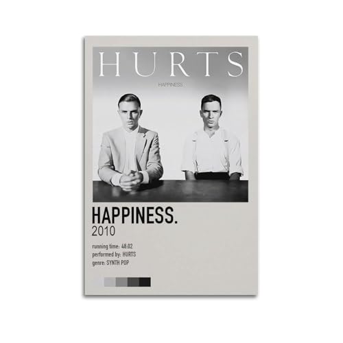 nshdahns Poster "Happiness - Hurts", Vintage-Kunst, Raumdekoration, ästhetisches Schlafzimmer-Poster für Schlafzimmer, 30 x 45 cm, ungerahmter Stil nshdahns Poster "Happiness - Hurts", Vintage-Kunst, Raumdekoration, ästhetisches Schlafzimmer-Poster für Schlafzimmer, 30 x 45 cm, ungerahmter Stil von nshdahns