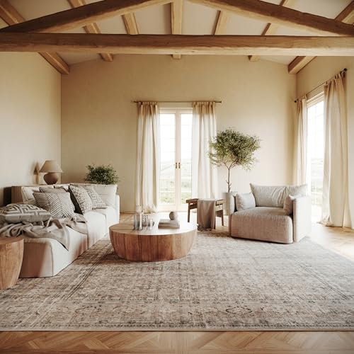 Nuloom Barilas Teppich mit Bordüre, maschinenwaschbar, für Wohnzimmer, Schlafzimmer, Esszimmer, 1,8 x 2,9 m, Beige Nuloom Barilas Teppich mit Bordüre, maschinenwaschbar, für Wohnzimmer, Schlafzimmer, Esszimmer, 1,8 x 2,9 m, Beige von nuLOOM