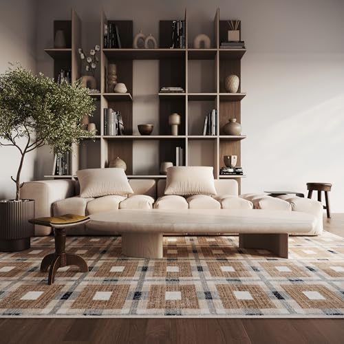 Nuloom Sorelle Teppichläufer für Wohnzimmer, Schlafzimmer, Esszimmer, Eingangsbereich, Flur, 60 x 200 cm, Hellbraun von nuLOOM