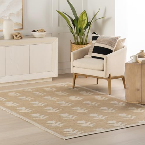 Nuloom Vayana Läufer aus Wolle, Jute, für Esszimmer, Wohnzimmer, Eingangsbereich, Flur, 60 x 200 cm, Natur von nuLOOM