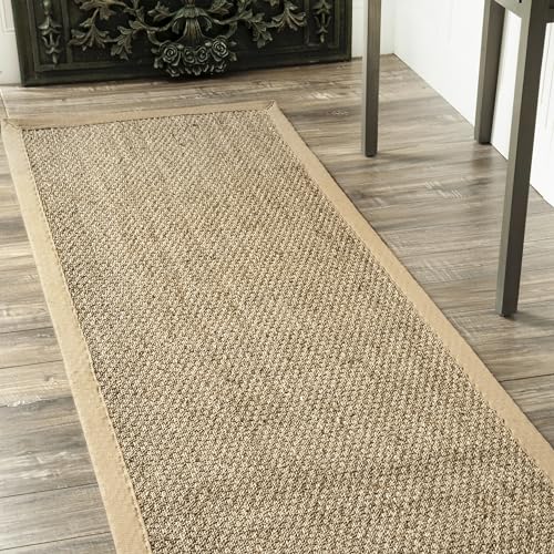 nuLOOM Elijah Farmhouse Läufer aus Seegras, 60 x 30 m, Beige von nuLOOM