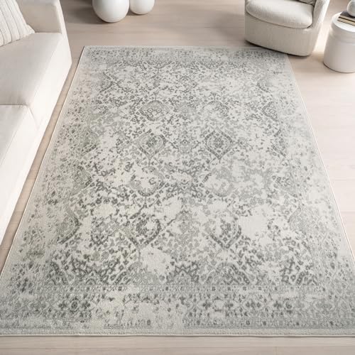 nuLOOM Odell Vintage Teppich, 201 cm x 274 cm, Elfenbein von nuLOOM