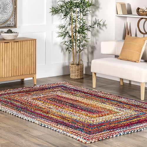 nuLOOM Tammara Handgeflochtener Teppich, 244 x 152 cm, mehrfarbig von nuLOOM