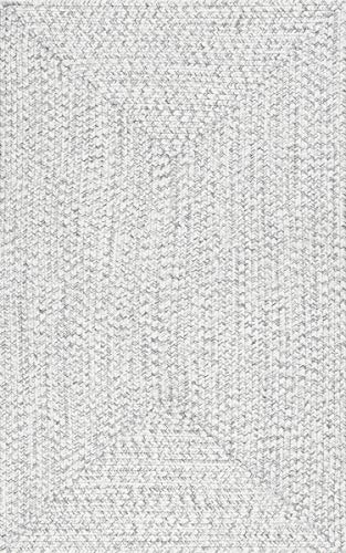 nuLOOM Teppich für drinnen und draußen, geflochten 2' x 3' elfenbeinfarben nuLOOM Teppich für drinnen und draußen, geflochten 2' x 3' elfenbeinfarben von nuLOOM
